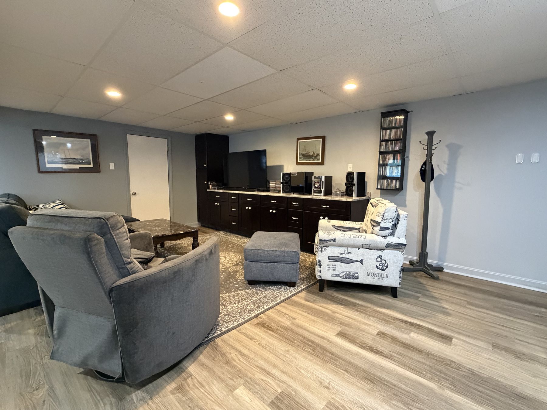Finished lower level
